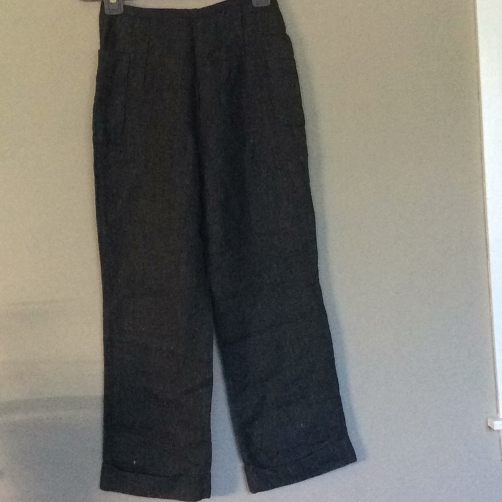 Kristensen DuNord Linen Side Pocket Wide Leg Pants - Picture 6 of 6